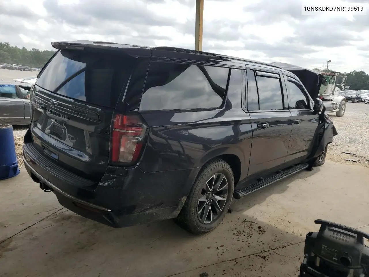 2022 Chevrolet Suburban K1500 Z71 VIN: 1GNSKDKD7NR199519 Lot: 59356585