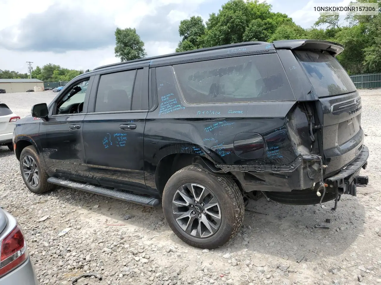 2022 Chevrolet Suburban K1500 Z71 VIN: 1GNSKDKD0NR157306 Lot: 59610465