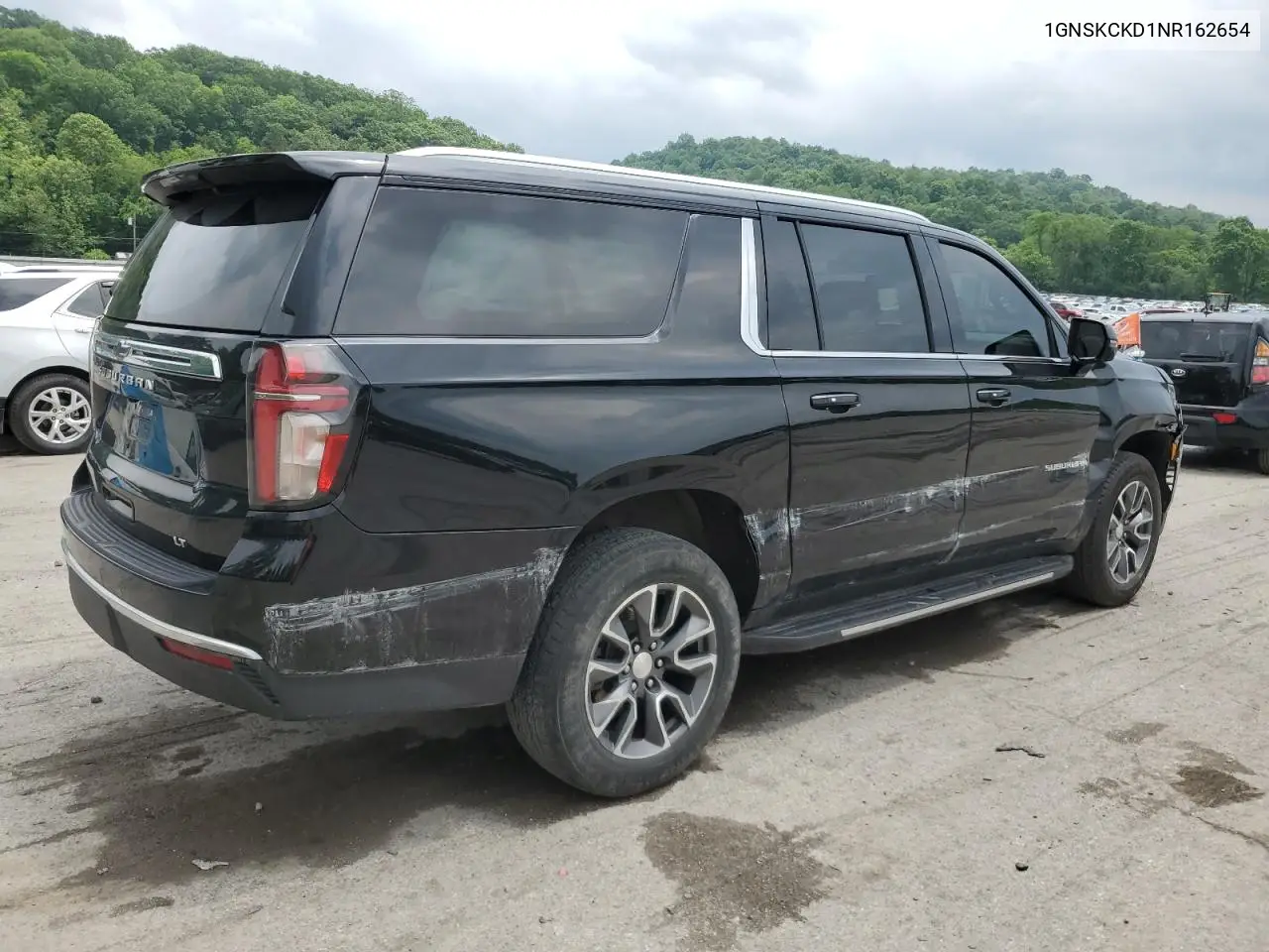 2022 Chevrolet Suburban K1500 Lt VIN: 1GNSKCKD1NR162654 Lot: 60202795