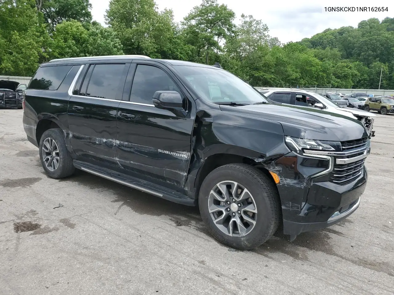 2022 Chevrolet Suburban K1500 Lt VIN: 1GNSKCKD1NR162654 Lot: 60202795