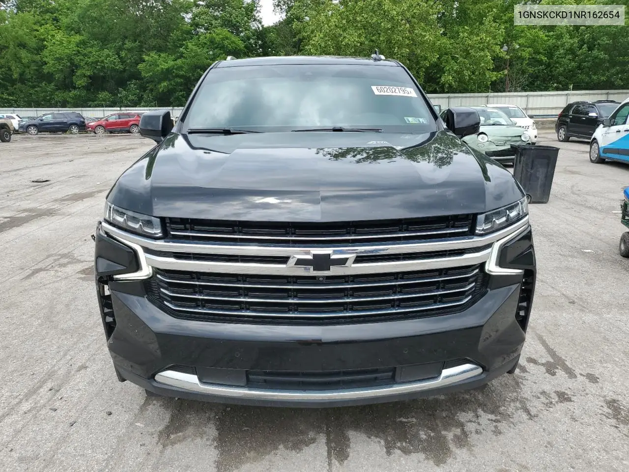 2022 Chevrolet Suburban K1500 Lt VIN: 1GNSKCKD1NR162654 Lot: 60202795