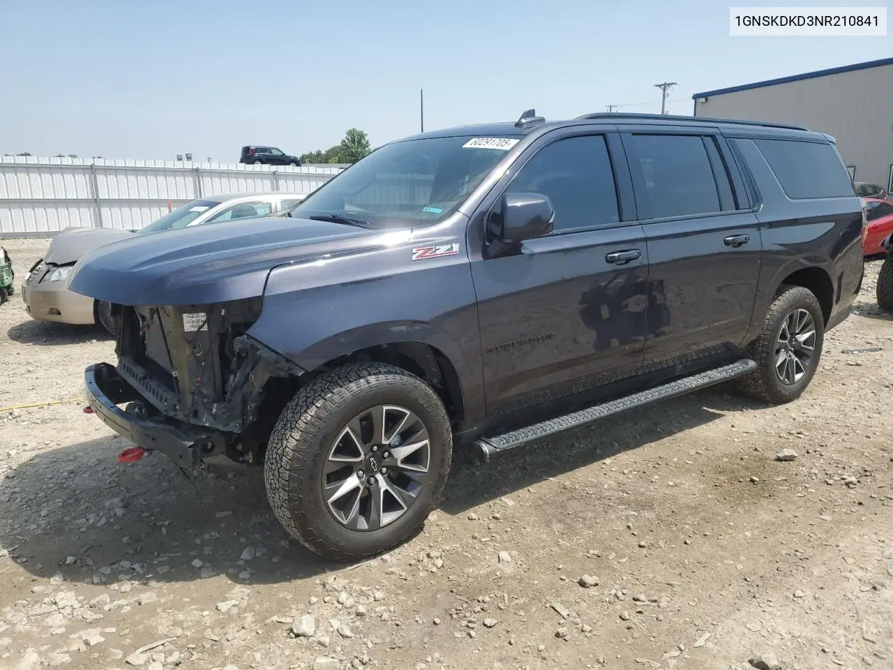 2022 Chevrolet Suburban K1500 Z71 VIN: 1GNSKDKD3NR210841 Lot: 60291705