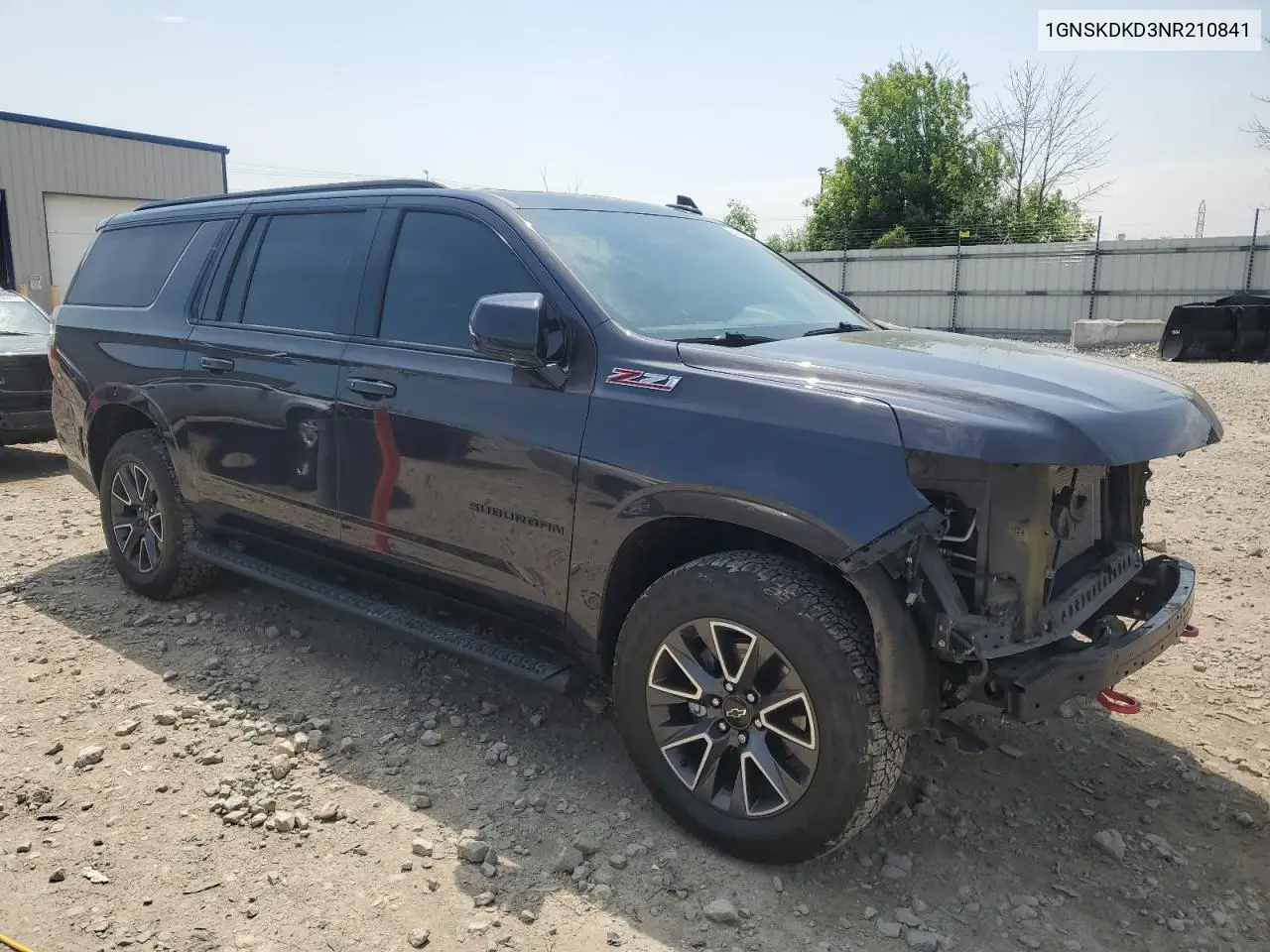 2022 Chevrolet Suburban K1500 Z71 VIN: 1GNSKDKD3NR210841 Lot: 60291705
