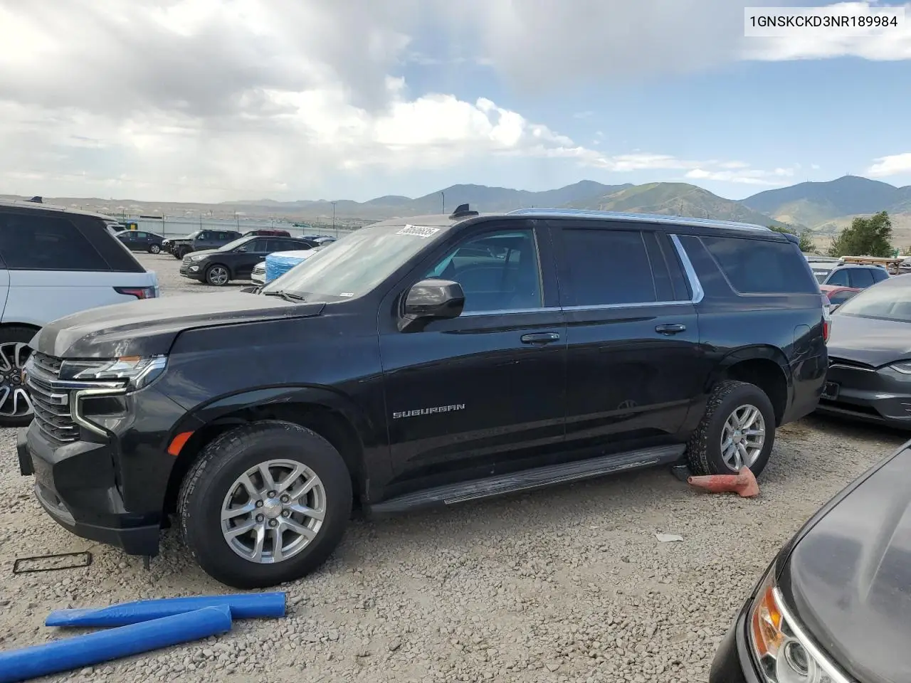 2022 Chevrolet Suburban K1500 Lt VIN: 1GNSKCKD3NR189984 Lot: 60506635