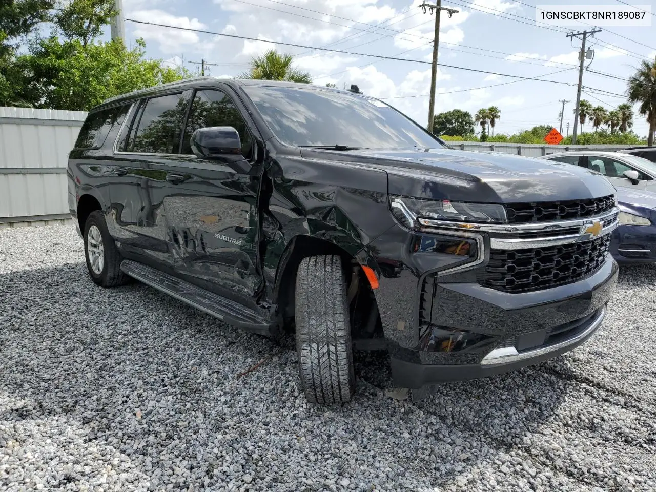 2022 Chevrolet Suburban C1500 Ls VIN: 1GNSCBKT8NR189087 Lot: 60957165