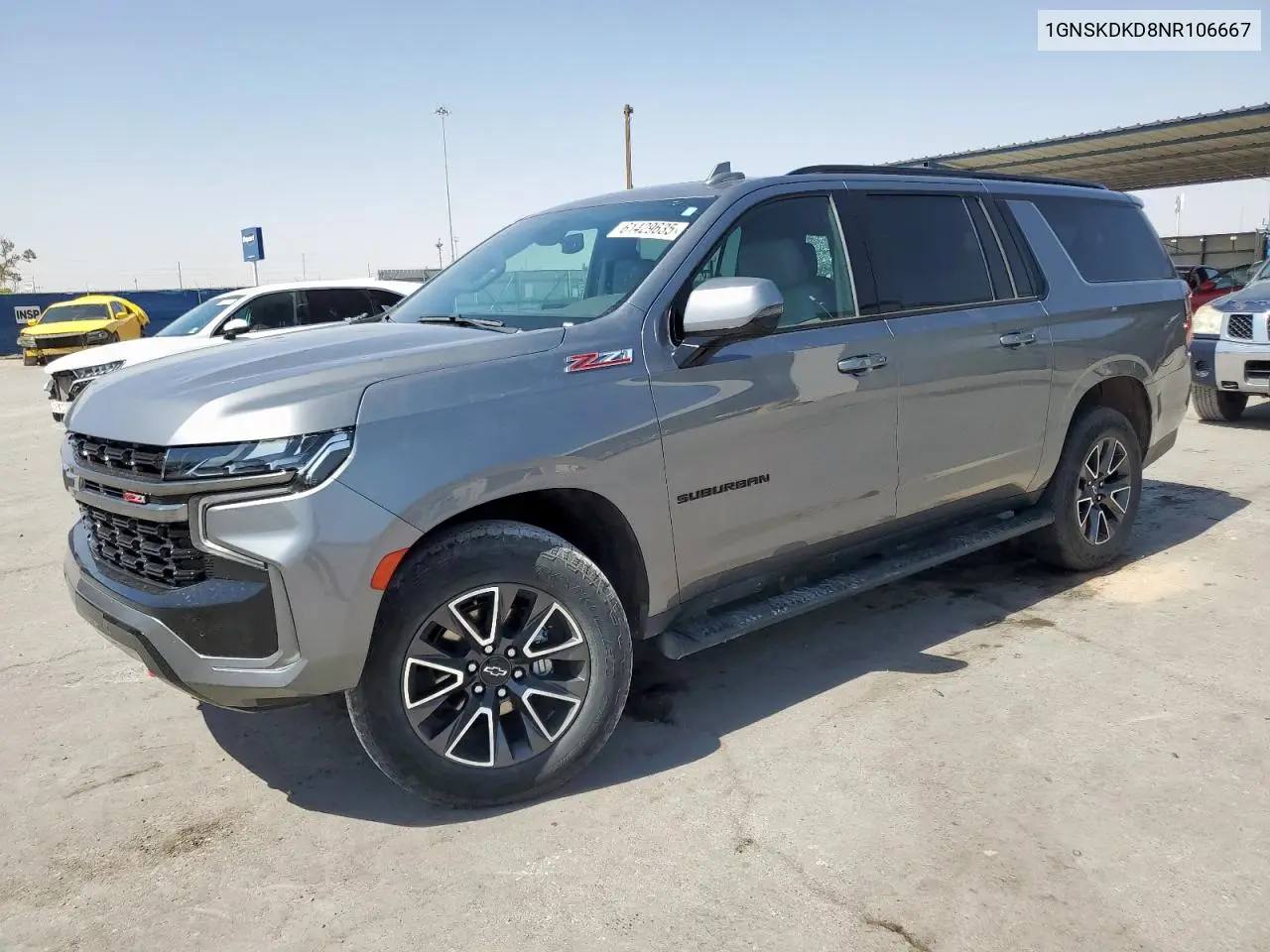 2022 Chevrolet Suburban K1500 Z71 VIN: 1GNSKDKD8NR106667 Lot: 61429635