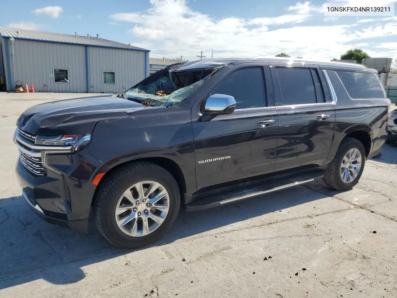 2022 Chevrolet Suburban K1500 Premier VIN: 1GNSKFKD4NR139211 Lot: 61656155