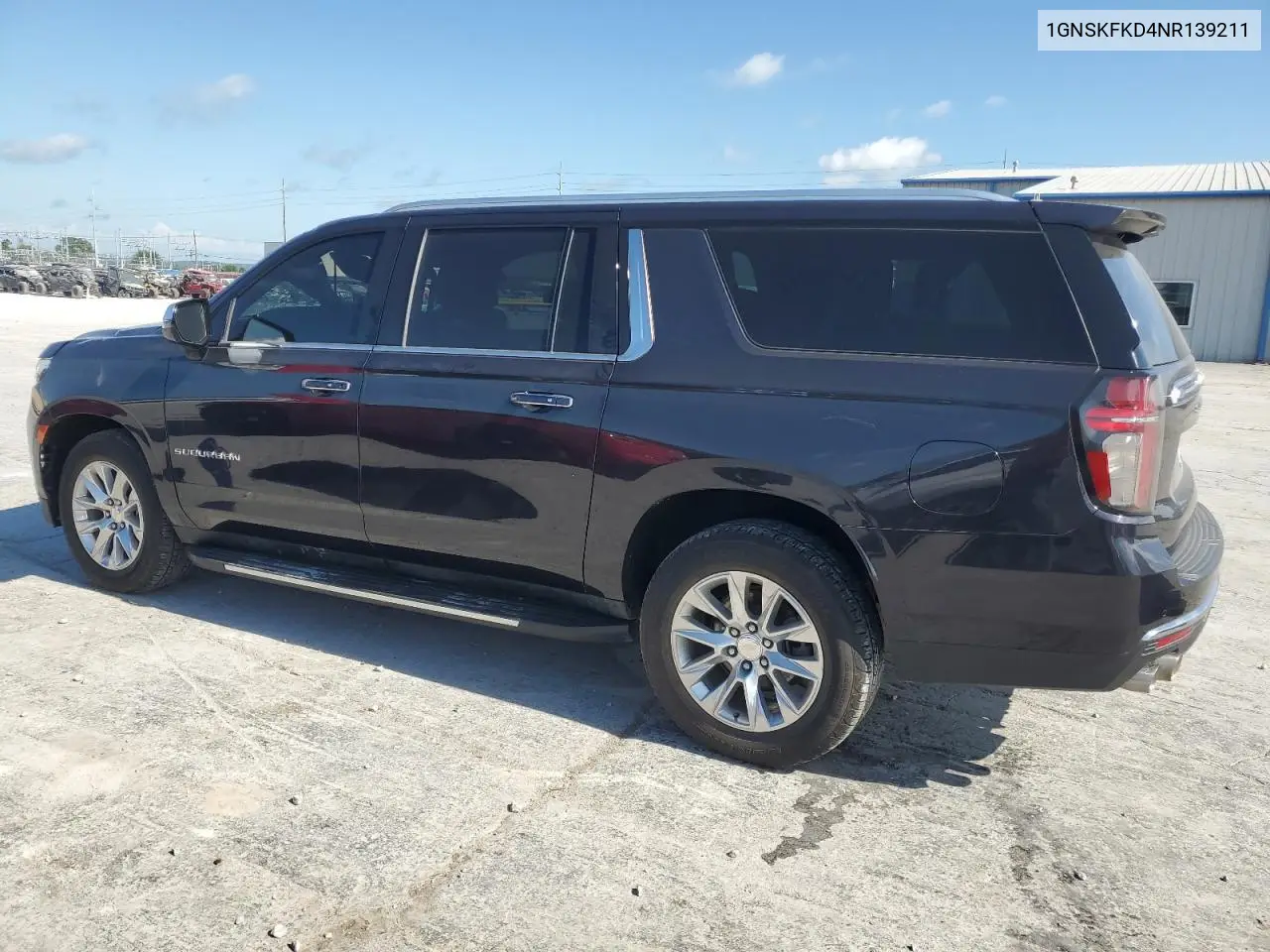2022 Chevrolet Suburban K1500 Premier VIN: 1GNSKFKD4NR139211 Lot: 61656155