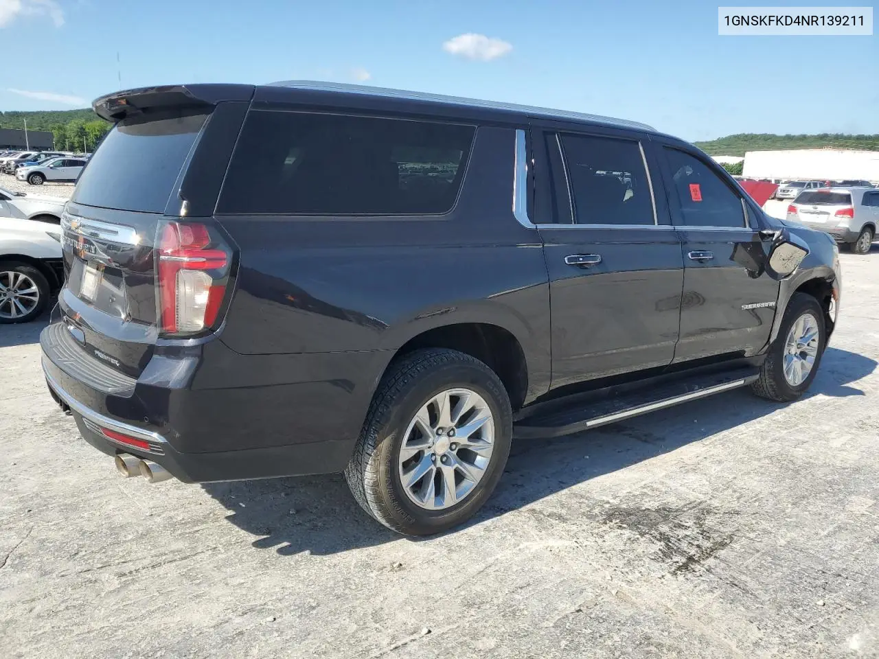 2022 Chevrolet Suburban K1500 Premier VIN: 1GNSKFKD4NR139211 Lot: 61656155