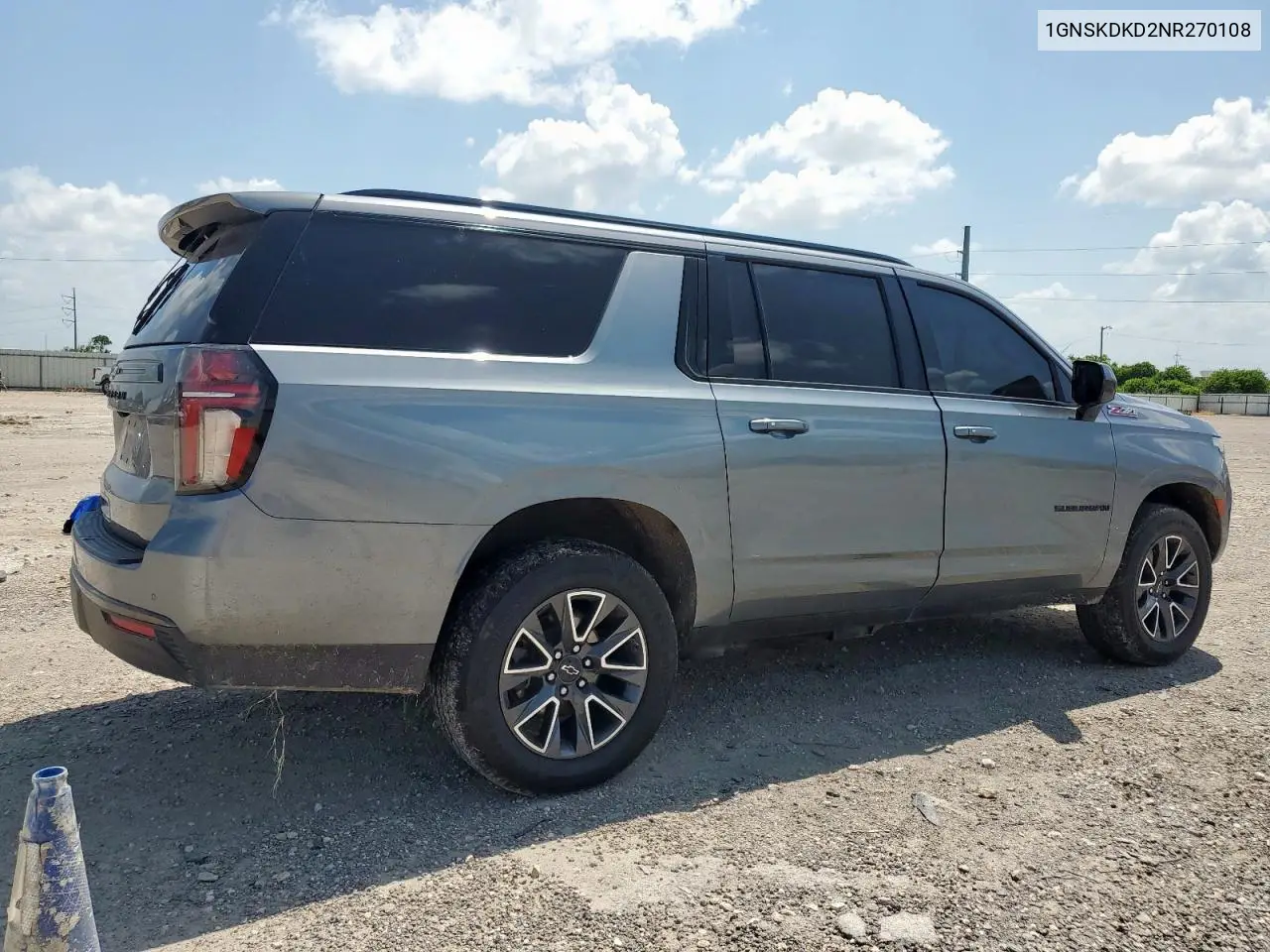 2022 Chevrolet Suburban K1500 Z71 VIN: 1GNSKDKD2NR270108 Lot: 61860055