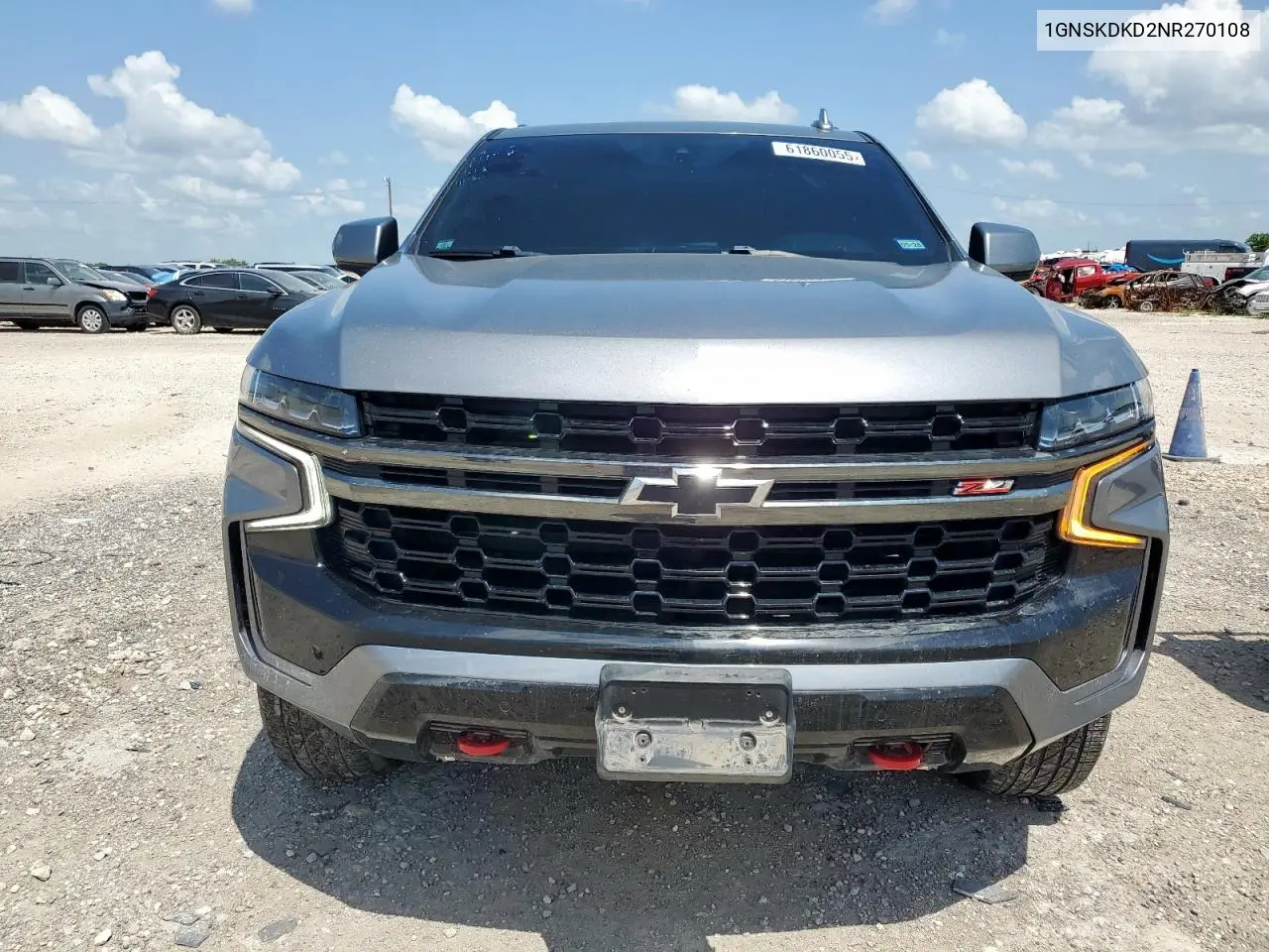 2022 Chevrolet Suburban K1500 Z71 VIN: 1GNSKDKD2NR270108 Lot: 61860055