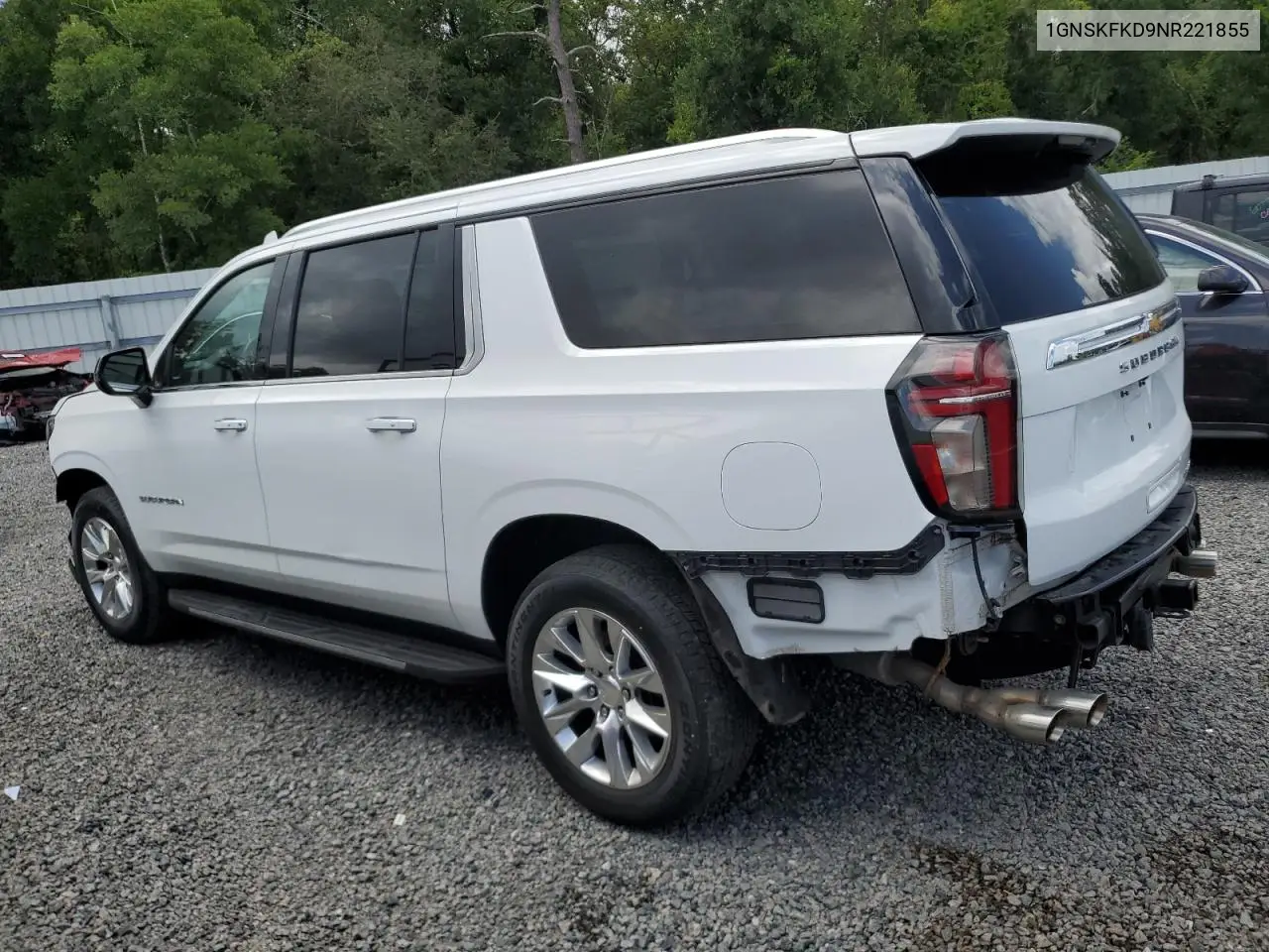 2022 Chevrolet Suburban K1500 Premier VIN: 1GNSKFKD9NR221855 Lot: 62273845