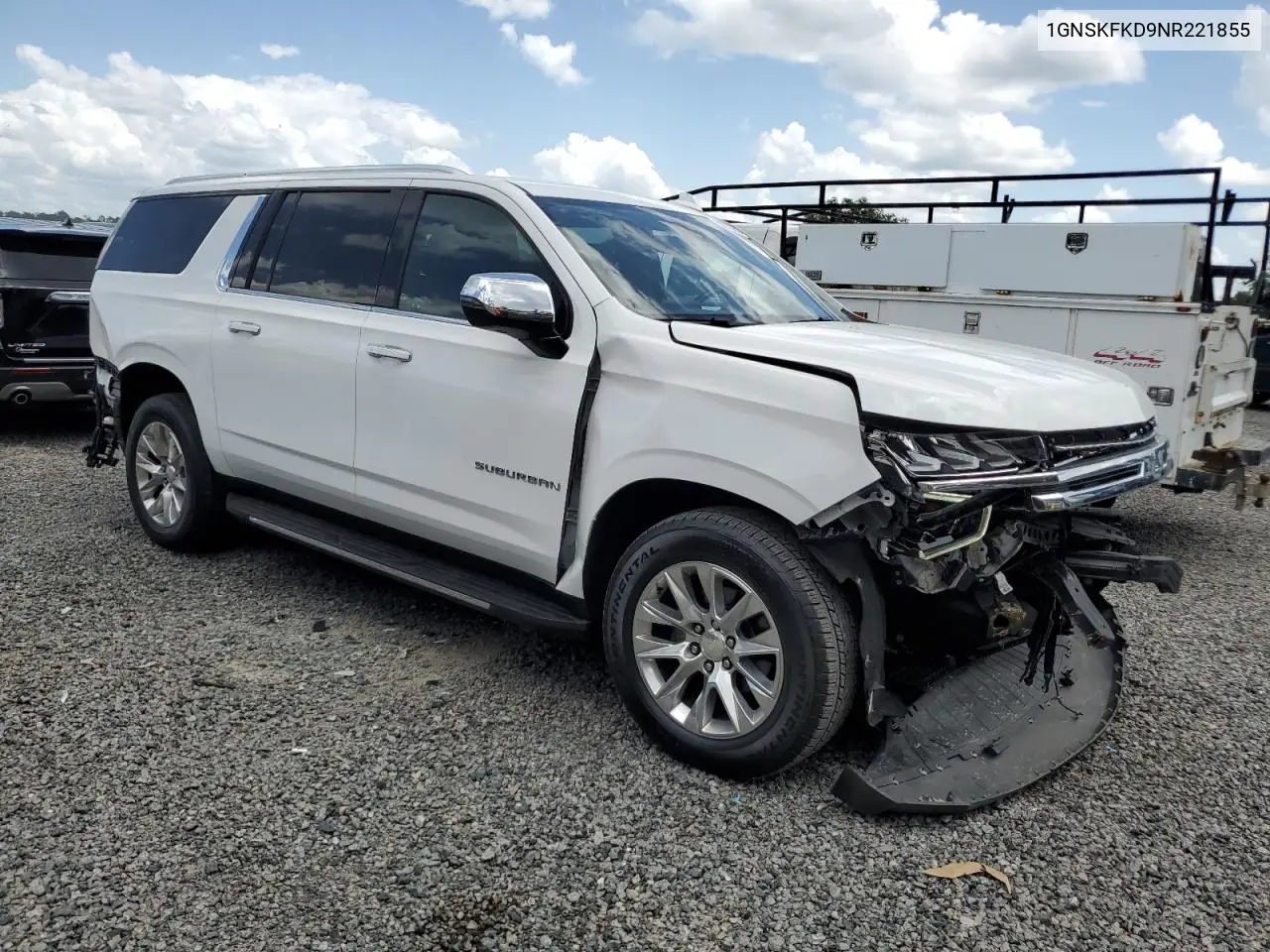 2022 Chevrolet Suburban K1500 Premier VIN: 1GNSKFKD9NR221855 Lot: 62273845