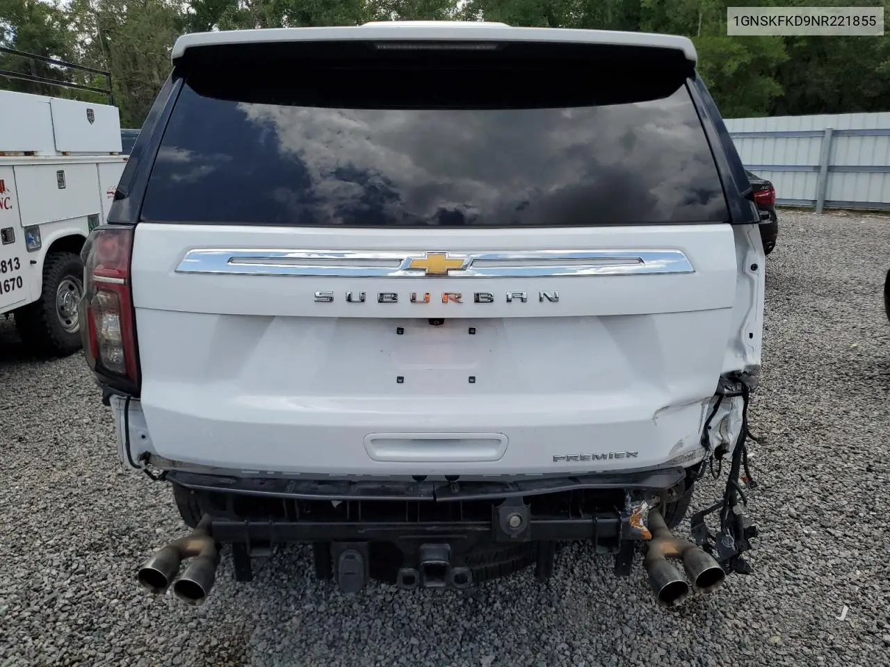 2022 Chevrolet Suburban K1500 Premier VIN: 1GNSKFKD9NR221855 Lot: 62273845