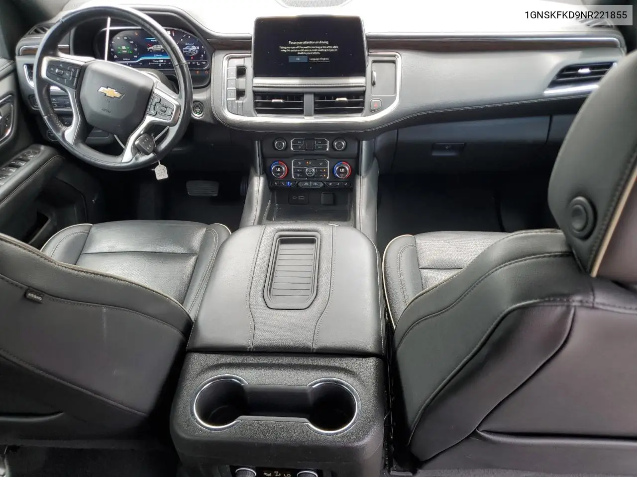 2022 Chevrolet Suburban K1500 Premier VIN: 1GNSKFKD9NR221855 Lot: 62273845