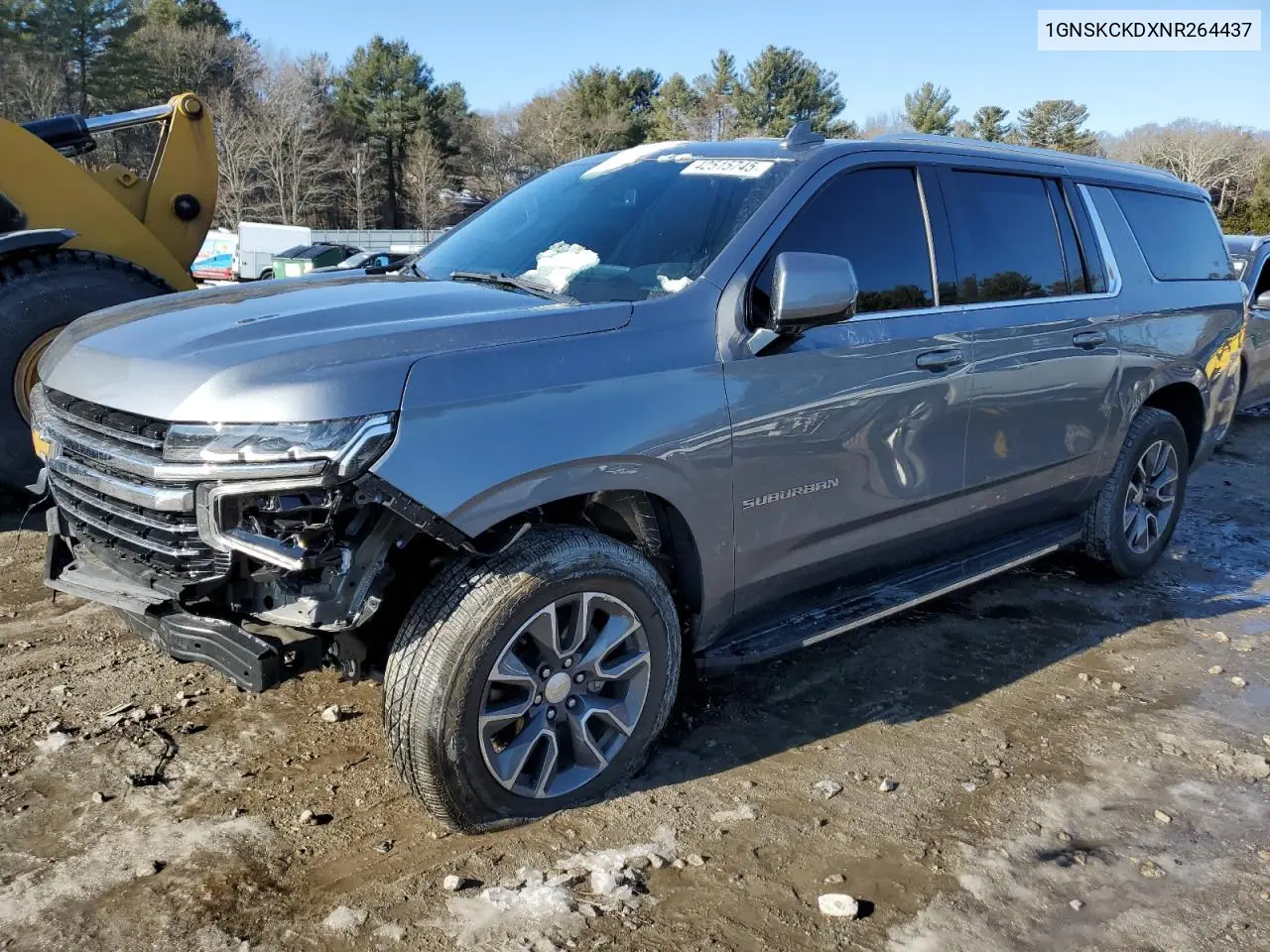 2022 Chevrolet Suburban K1500 Lt VIN: 1GNSKCKDXNR264437 Lot: 62835585