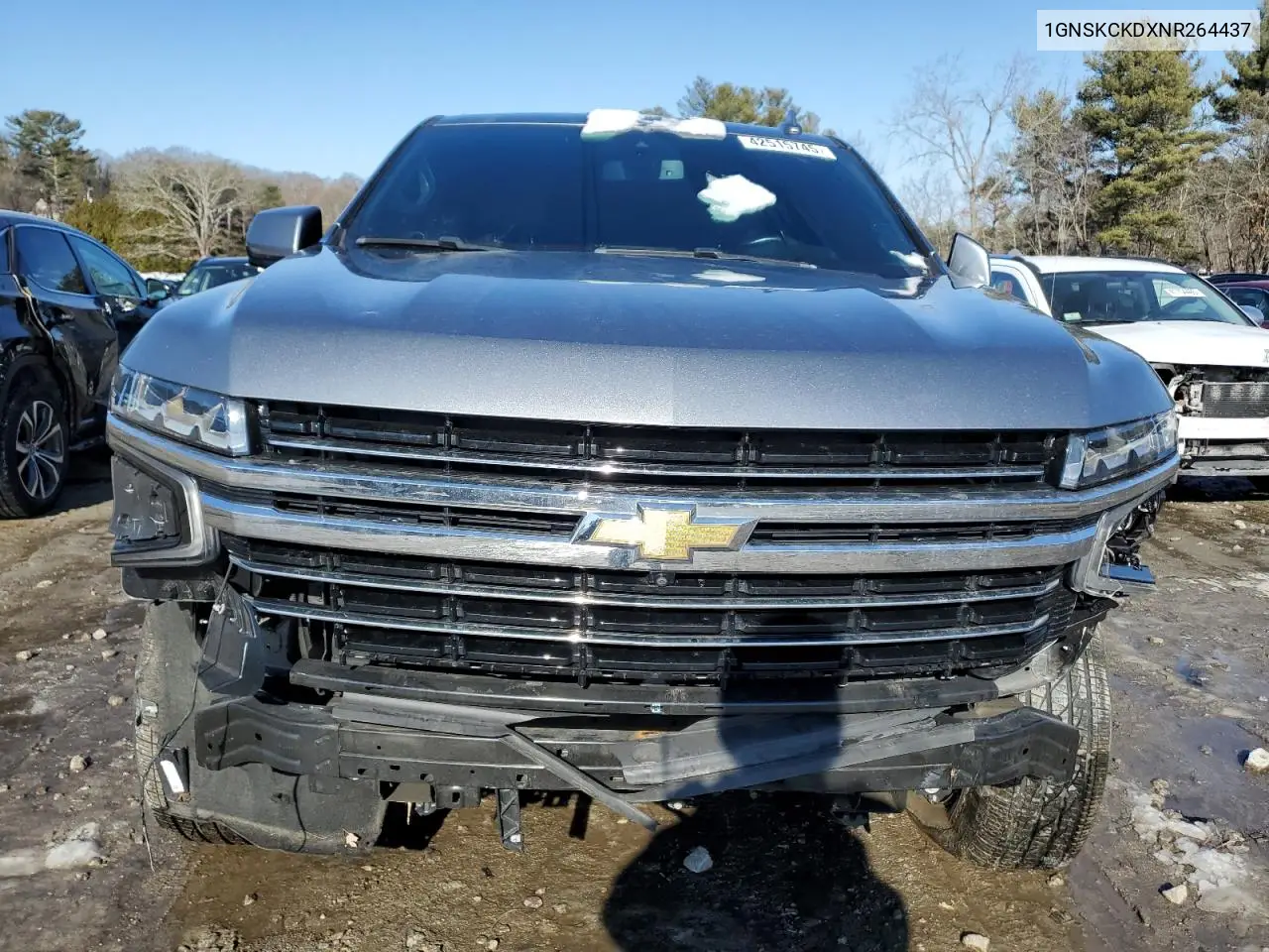 2022 Chevrolet Suburban K1500 Lt VIN: 1GNSKCKDXNR264437 Lot: 62835585