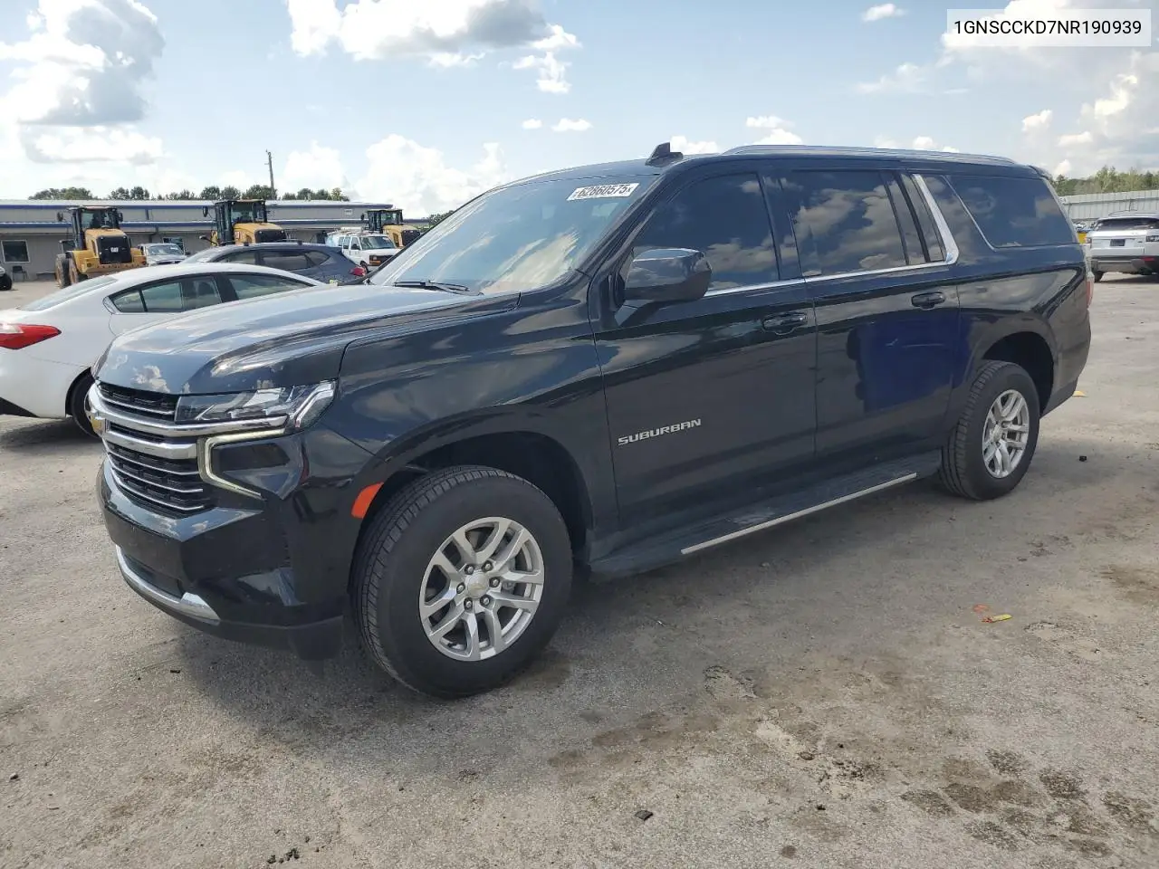 2022 Chevrolet Suburban C1500 Lt VIN: 1GNSCCKD7NR190939 Lot: 62860575