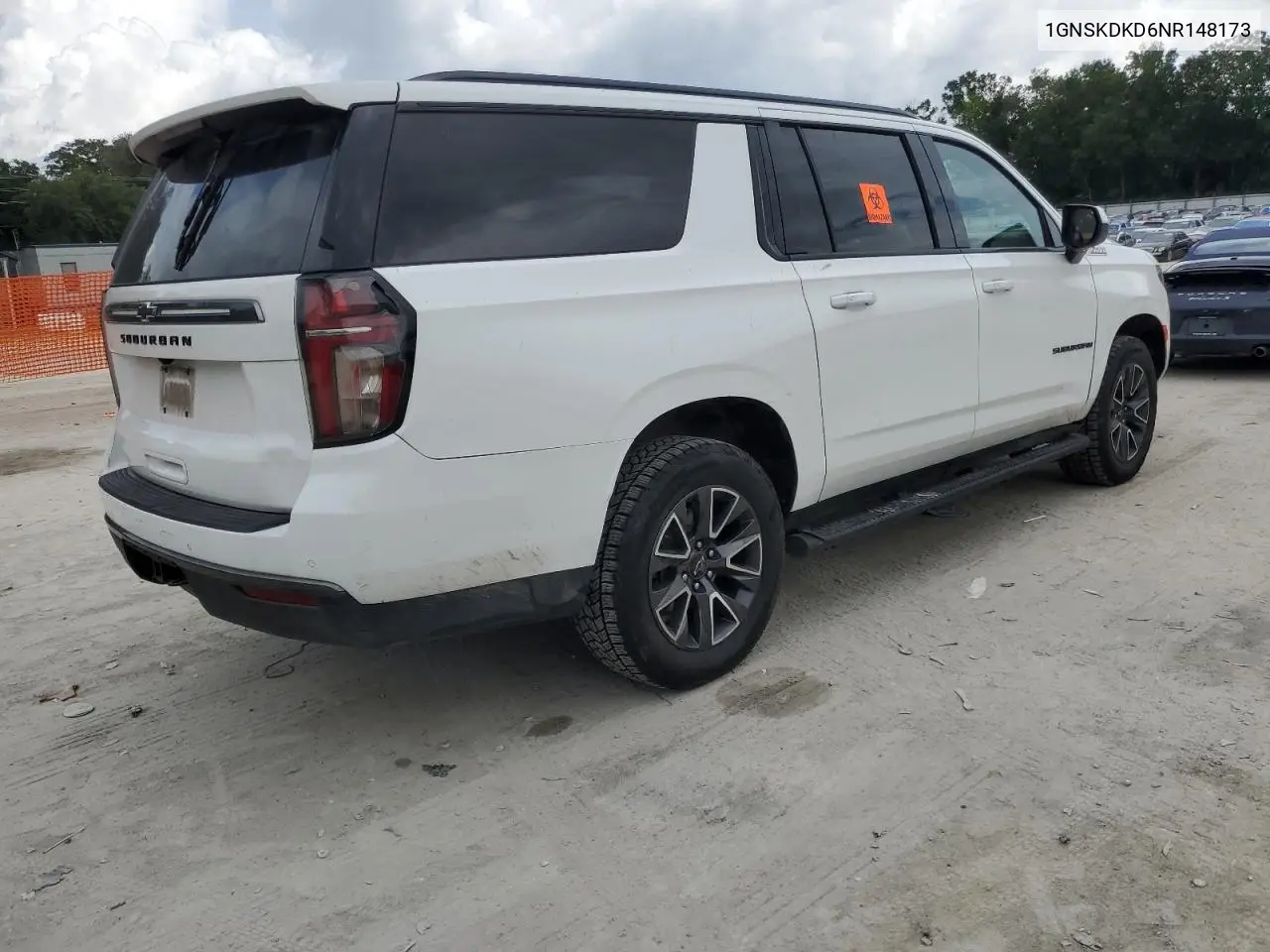 2022 Chevrolet Suburban K1500 Z71 VIN: 1GNSKDKD6NR148173 Lot: 63627015