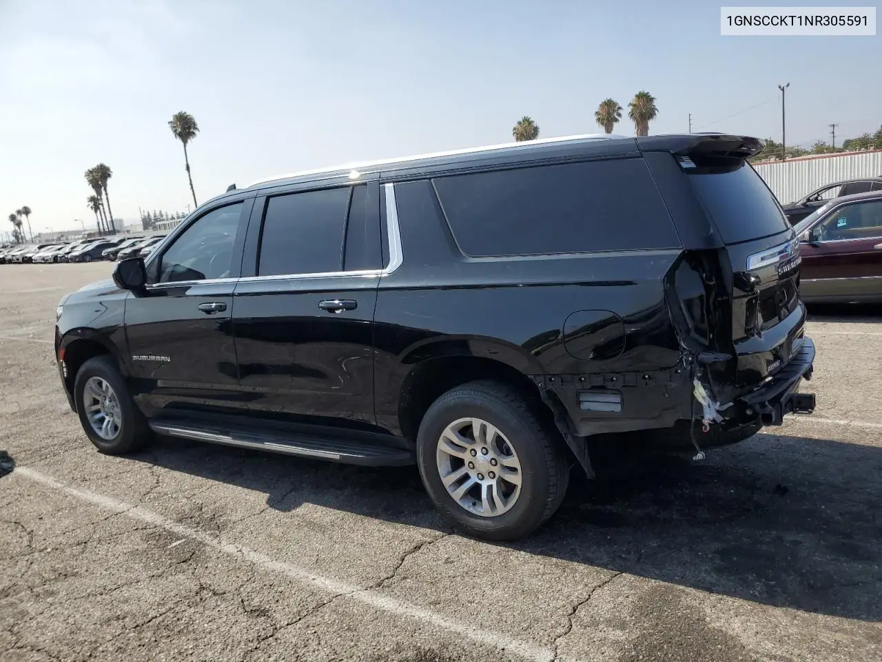 1gnscckt1nr305591 1GNSCCKT1NR305591 2022 Chevrolet Suburban C1500 Lt