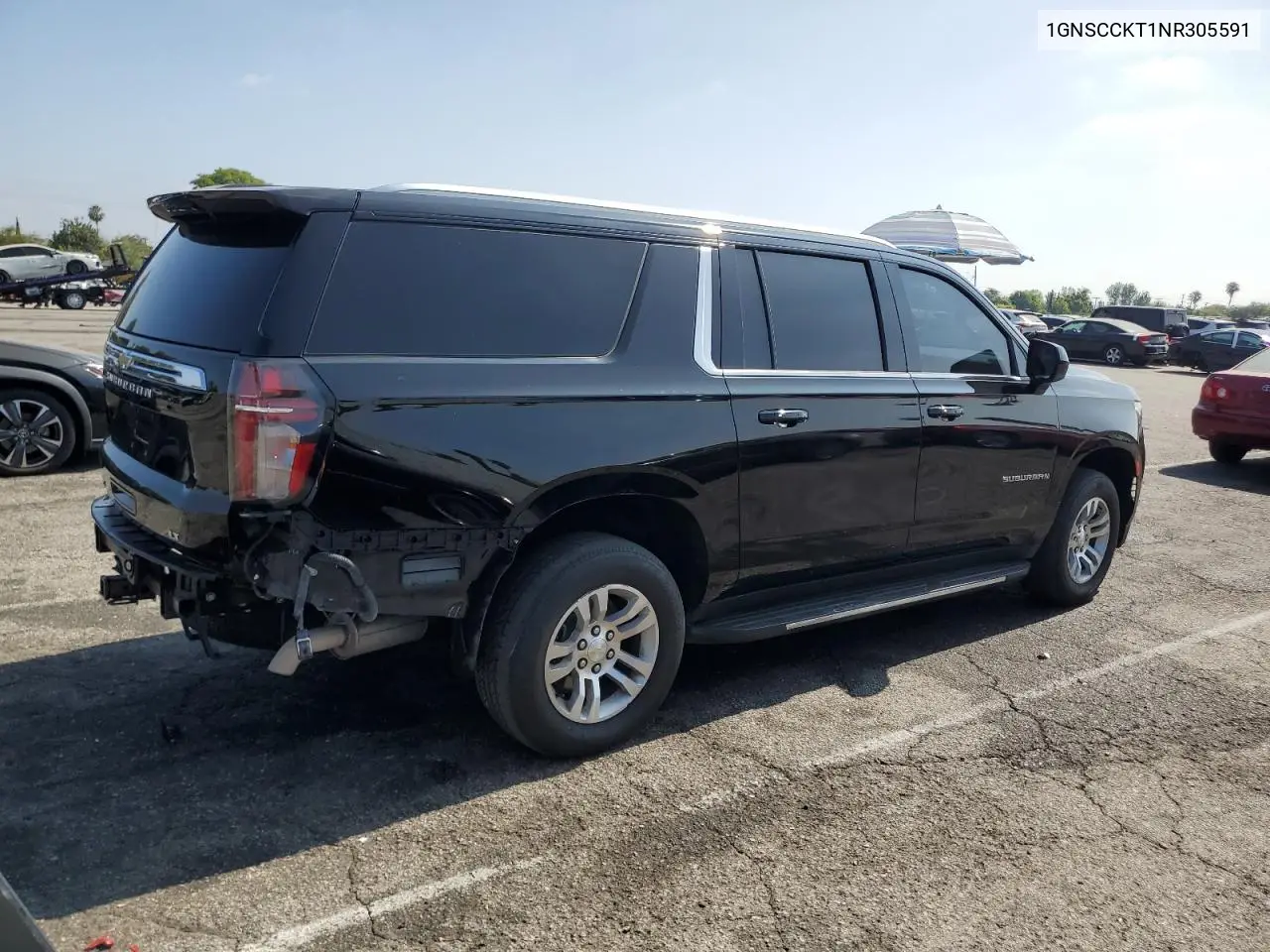 1gnscckt1nr305591 1GNSCCKT1NR305591 2022 Chevrolet Suburban C1500 Lt