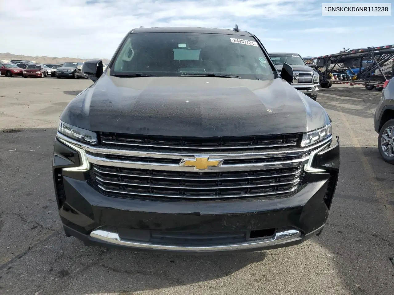 2022 Chevrolet Suburban K1500 Lt VIN: 1GNSKCKD6NR113238 Lot: 84997734