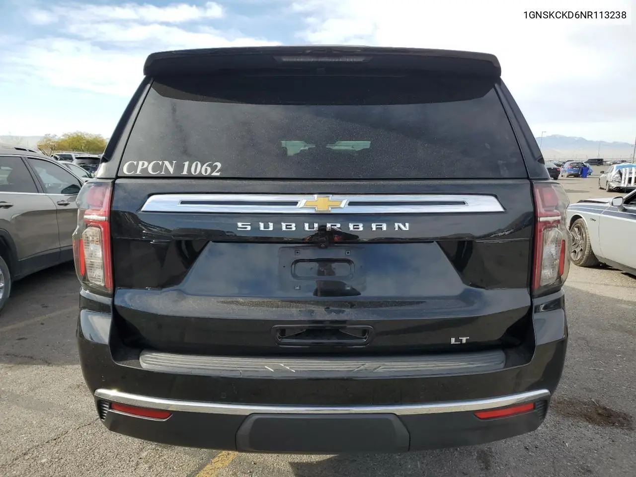 2022 Chevrolet Suburban K1500 Lt VIN: 1GNSKCKD6NR113238 Lot: 84997734