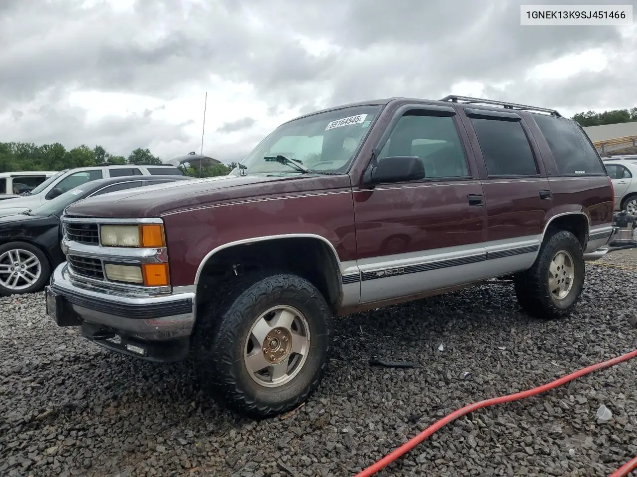 1995 Chevrolet Tahoe K1500 VIN: 1GNEK13K9SJ451466 Lot: 59164545