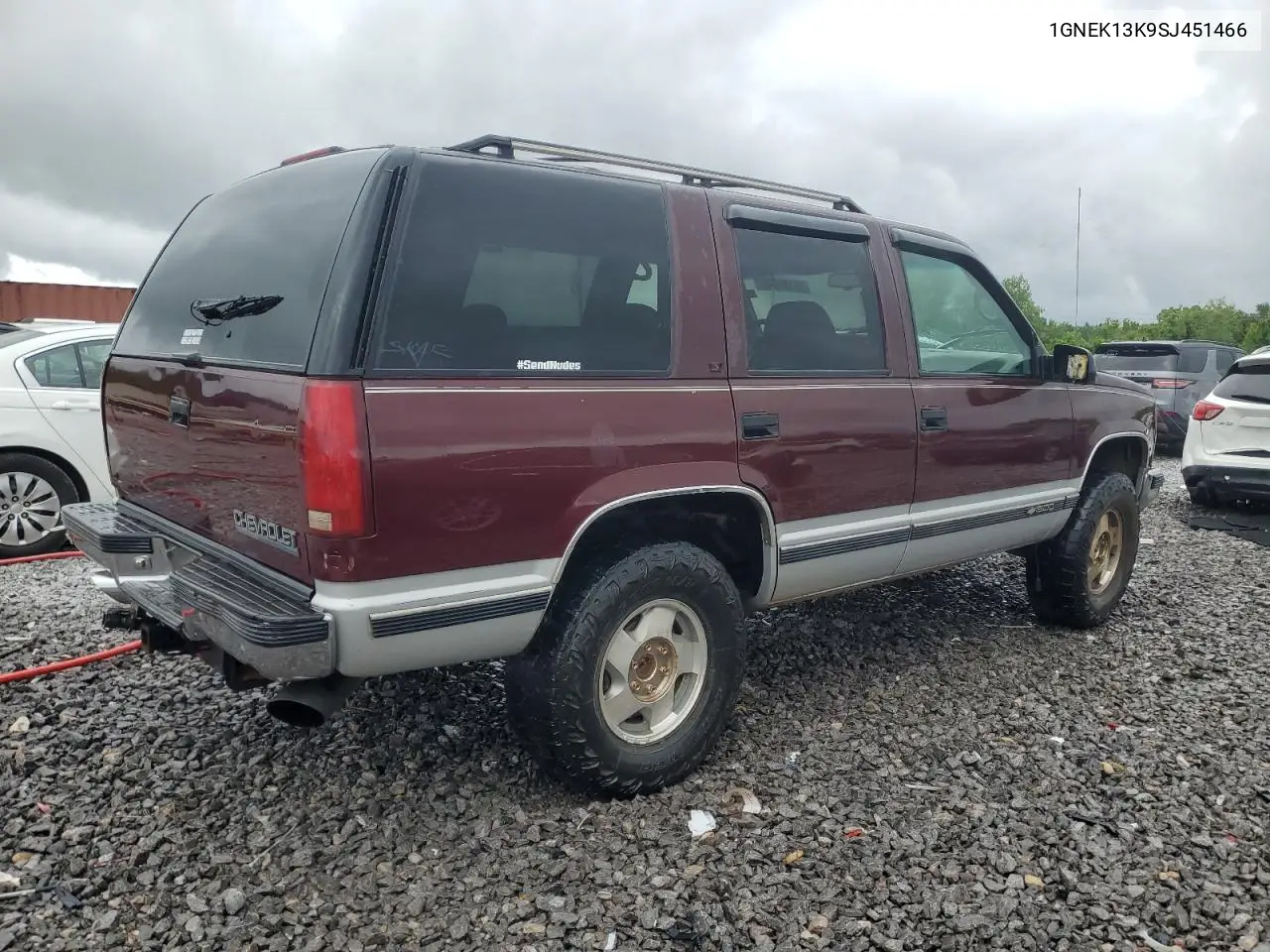 1995 Chevrolet Tahoe K1500 VIN: 1GNEK13K9SJ451466 Lot: 59164545