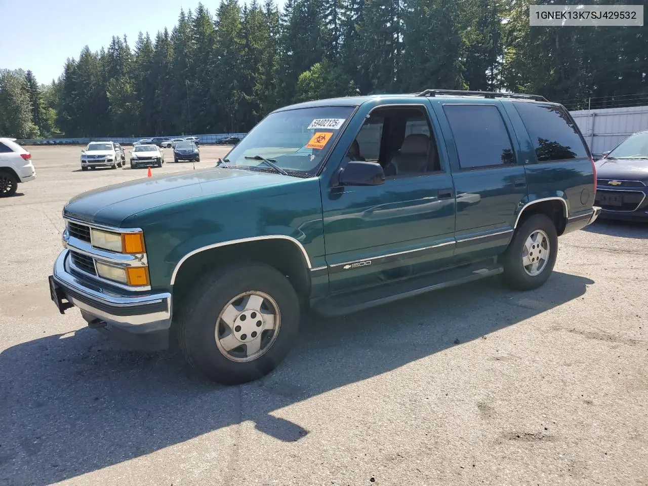 1995 Chevrolet Tahoe K1500 VIN: 1GNEK13K7SJ429532 Lot: 59402125