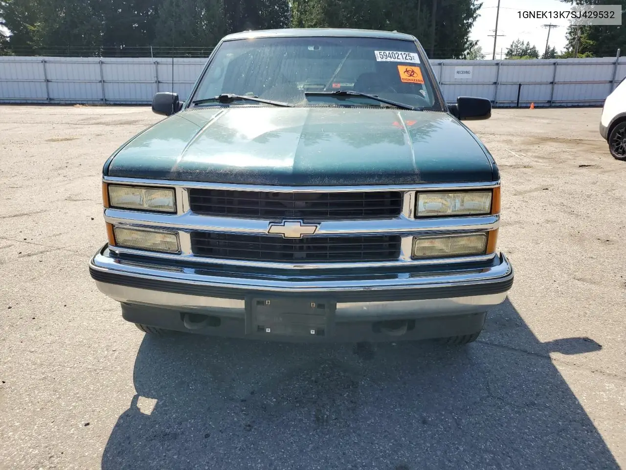 1995 Chevrolet Tahoe K1500 VIN: 1GNEK13K7SJ429532 Lot: 59402125