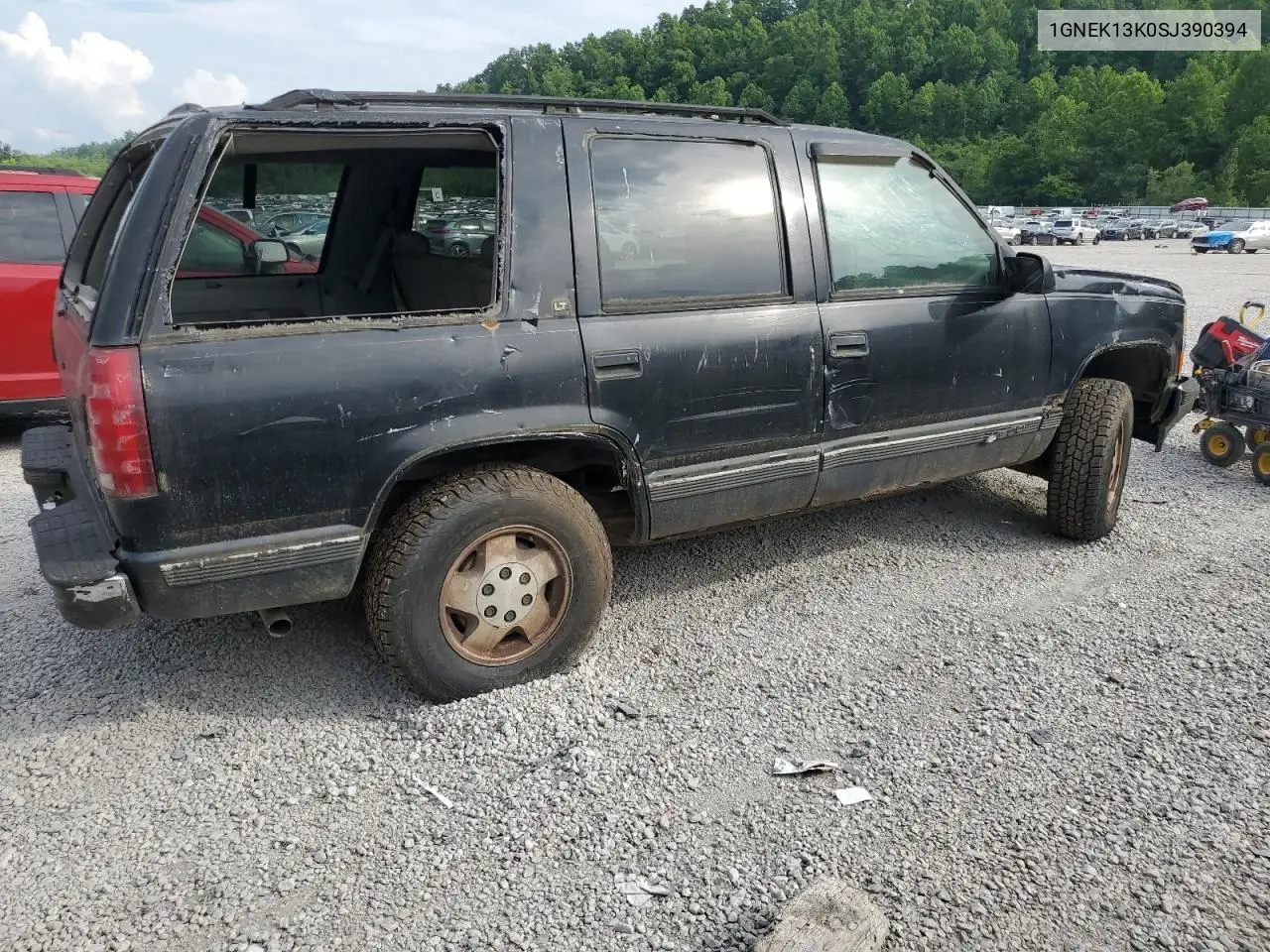 1995 Chevrolet Tahoe K1500 VIN: 1GNEK13K0SJ390394 Lot: 61023495