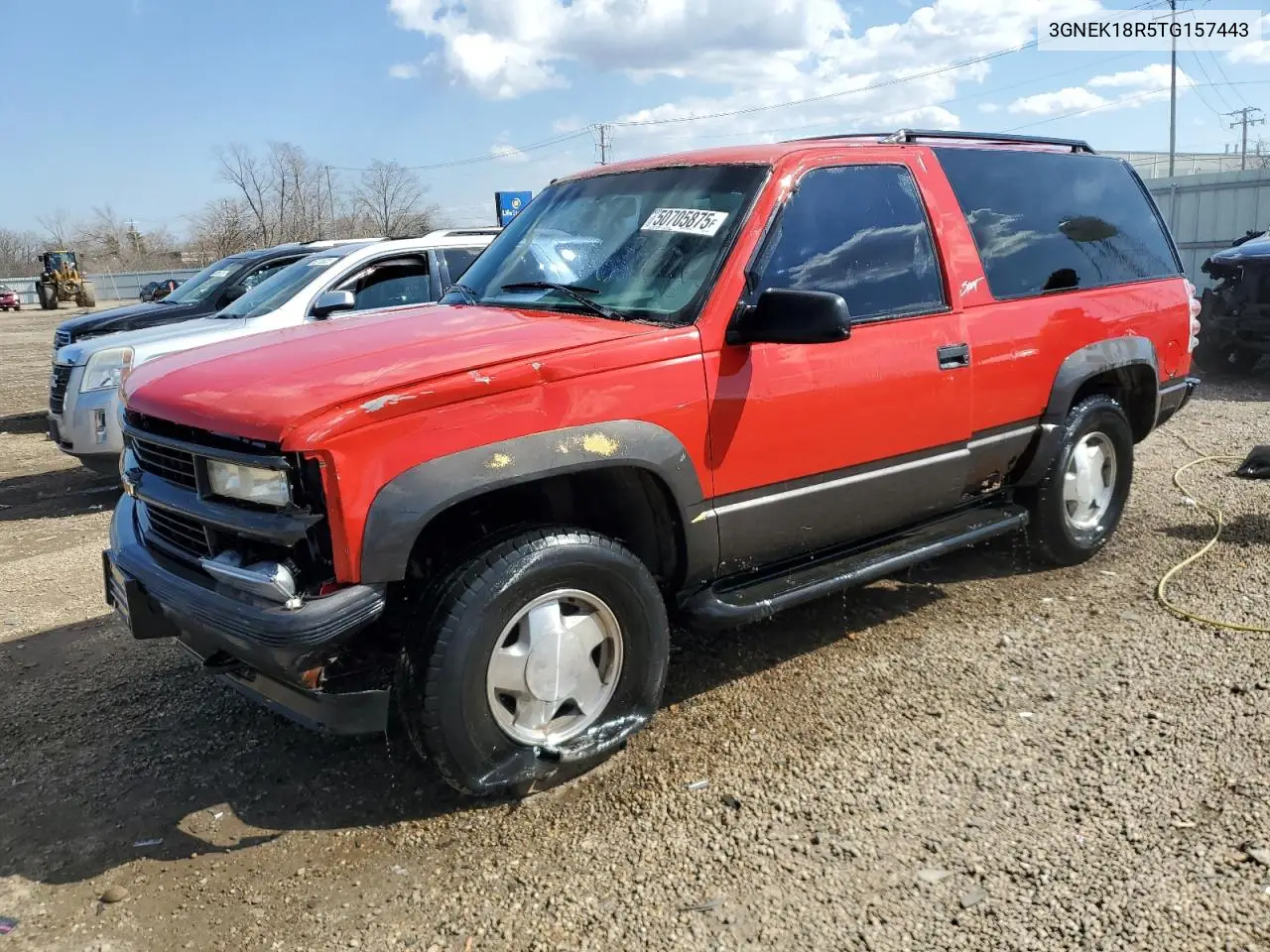 1996 Chevrolet Tahoe K1500 VIN: 3GNEK18R5TG157443 Lot: 50705875