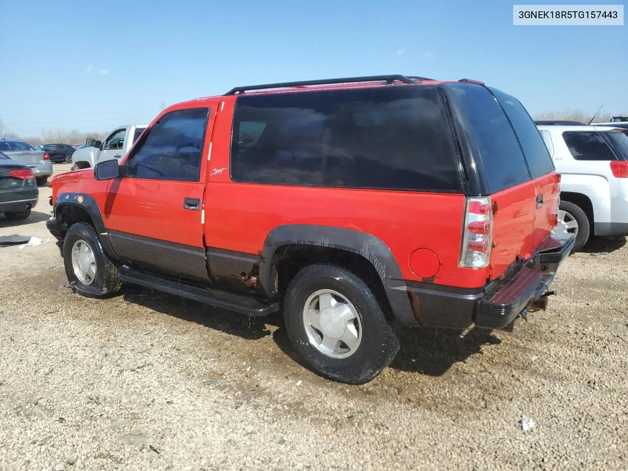 1996 Chevrolet Tahoe K1500 VIN: 3GNEK18R5TG157443 Lot: 50705875