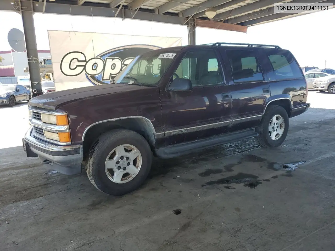 1996 Chevrolet Tahoe K1500 VIN: 1GNEK13R0TJ411131 Lot: 56072265