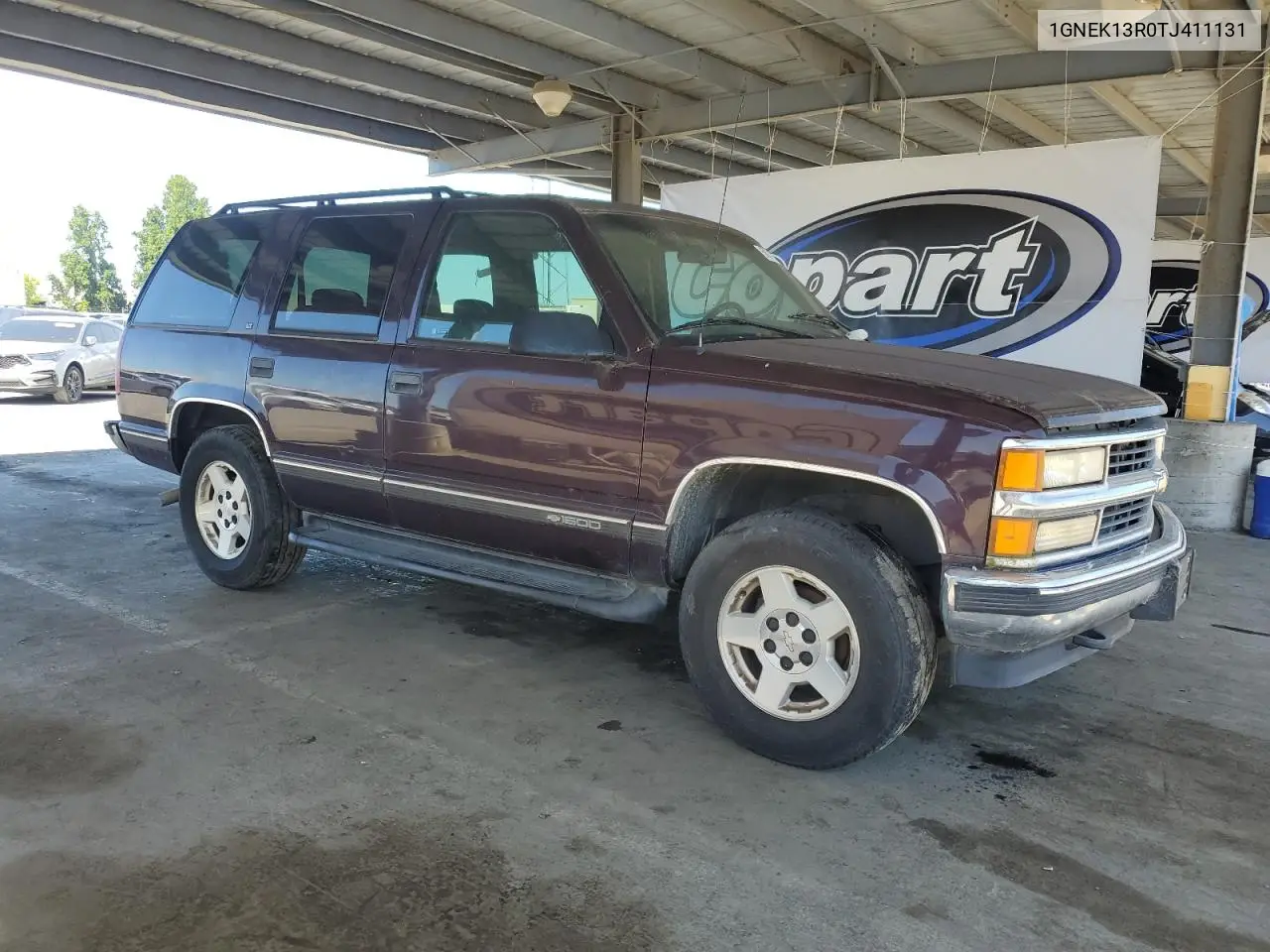 1996 Chevrolet Tahoe K1500 VIN: 1GNEK13R0TJ411131 Lot: 56072265