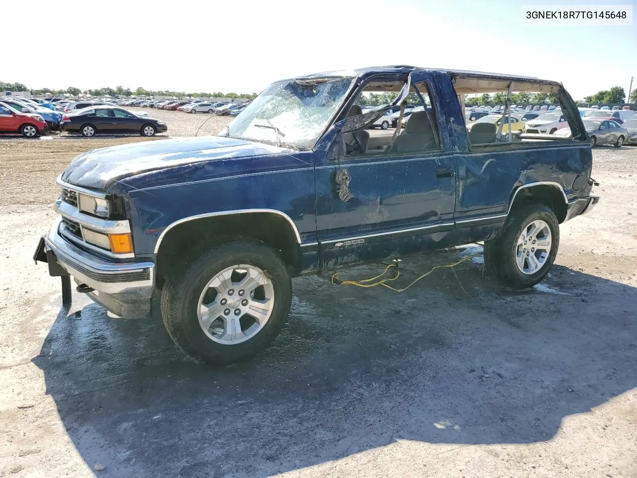1996 Chevrolet Tahoe K1500 VIN: 3GNEK18R7TG145648 Lot: 57784645