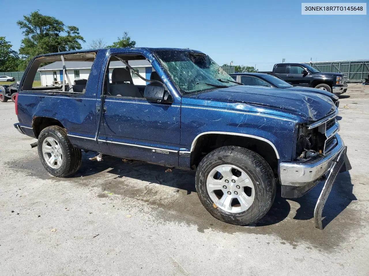 1996 Chevrolet Tahoe K1500 VIN: 3GNEK18R7TG145648 Lot: 57784645
