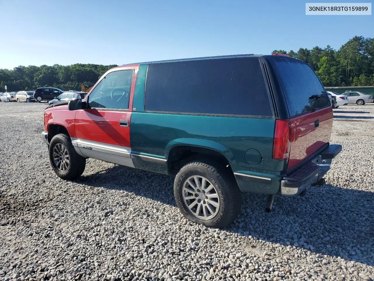 1996 Chevrolet Tahoe K1500 VIN: 3GNEK18R3TG159899 Lot: 61131635