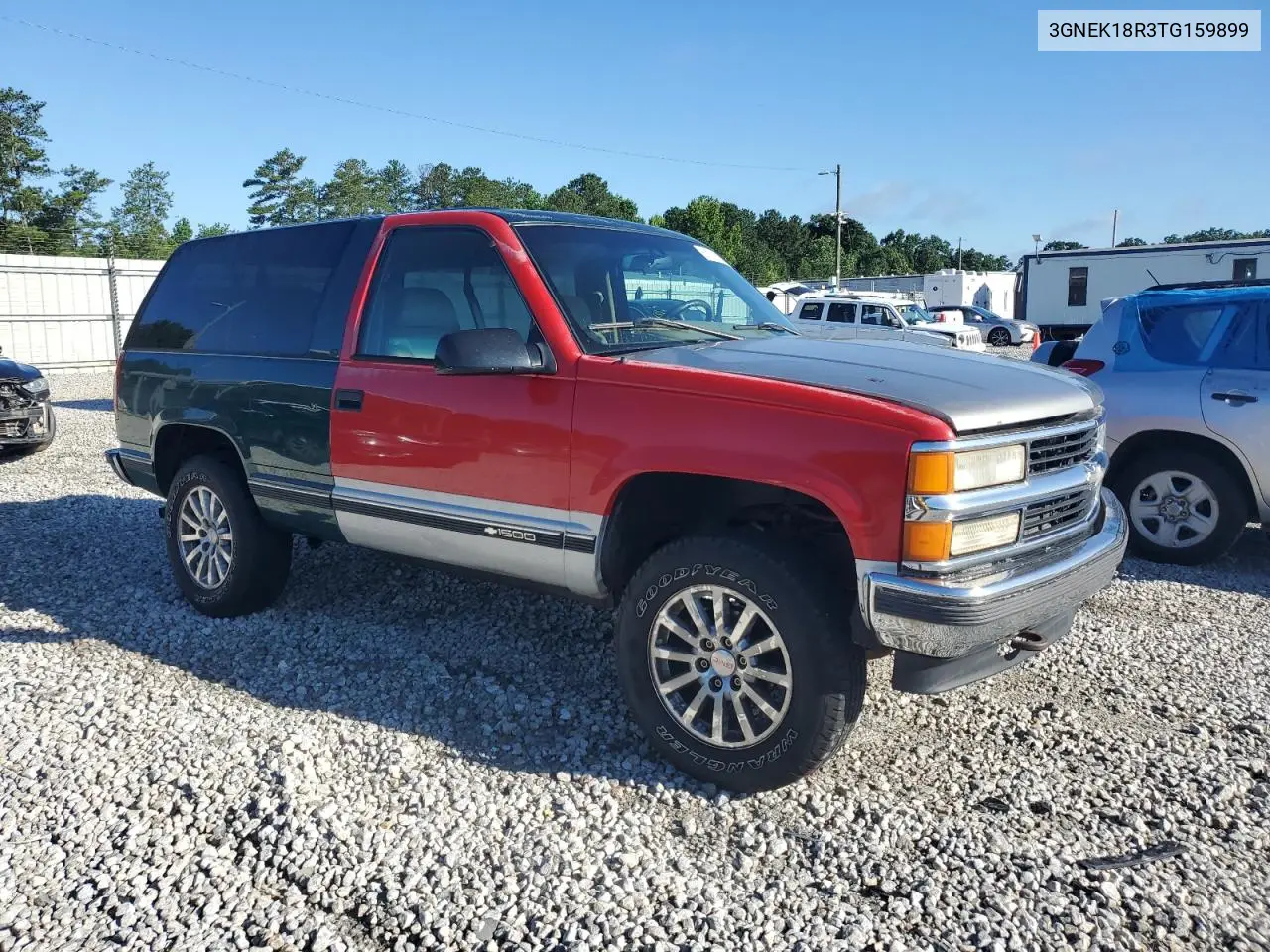 1996 Chevrolet Tahoe K1500 VIN: 3GNEK18R3TG159899 Lot: 61131635