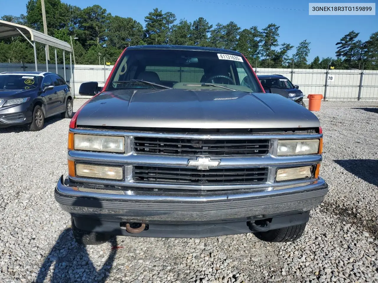 1996 Chevrolet Tahoe K1500 VIN: 3GNEK18R3TG159899 Lot: 61131635