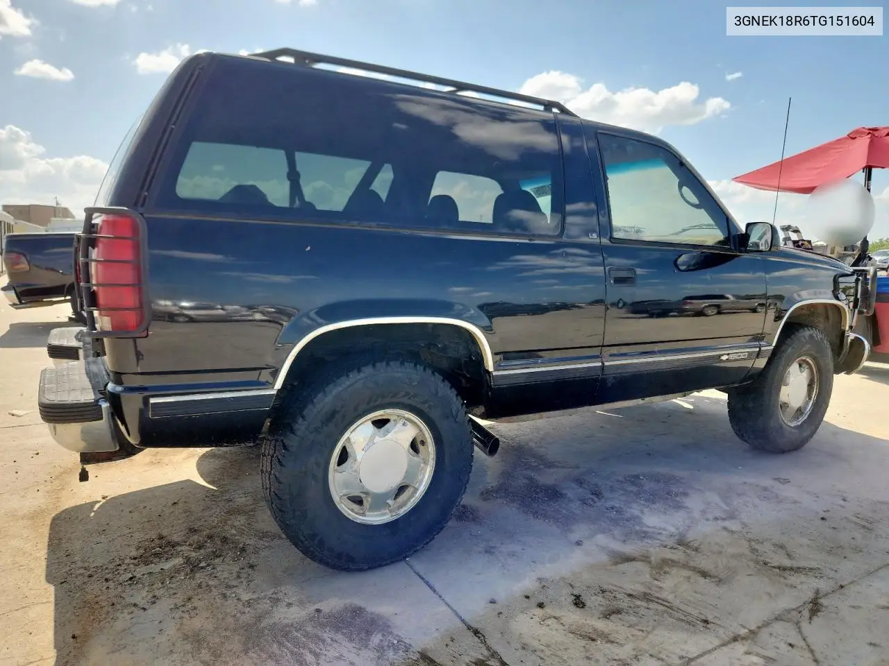 1996 Chevrolet Tahoe K1500 VIN: 3GNEK18R6TG151604 Lot: 61547005