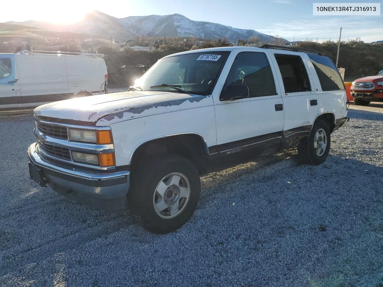 1996 Chevrolet Tahoe K1500 VIN: 1GNEK13R4TJ316913 Lot: 87767155
