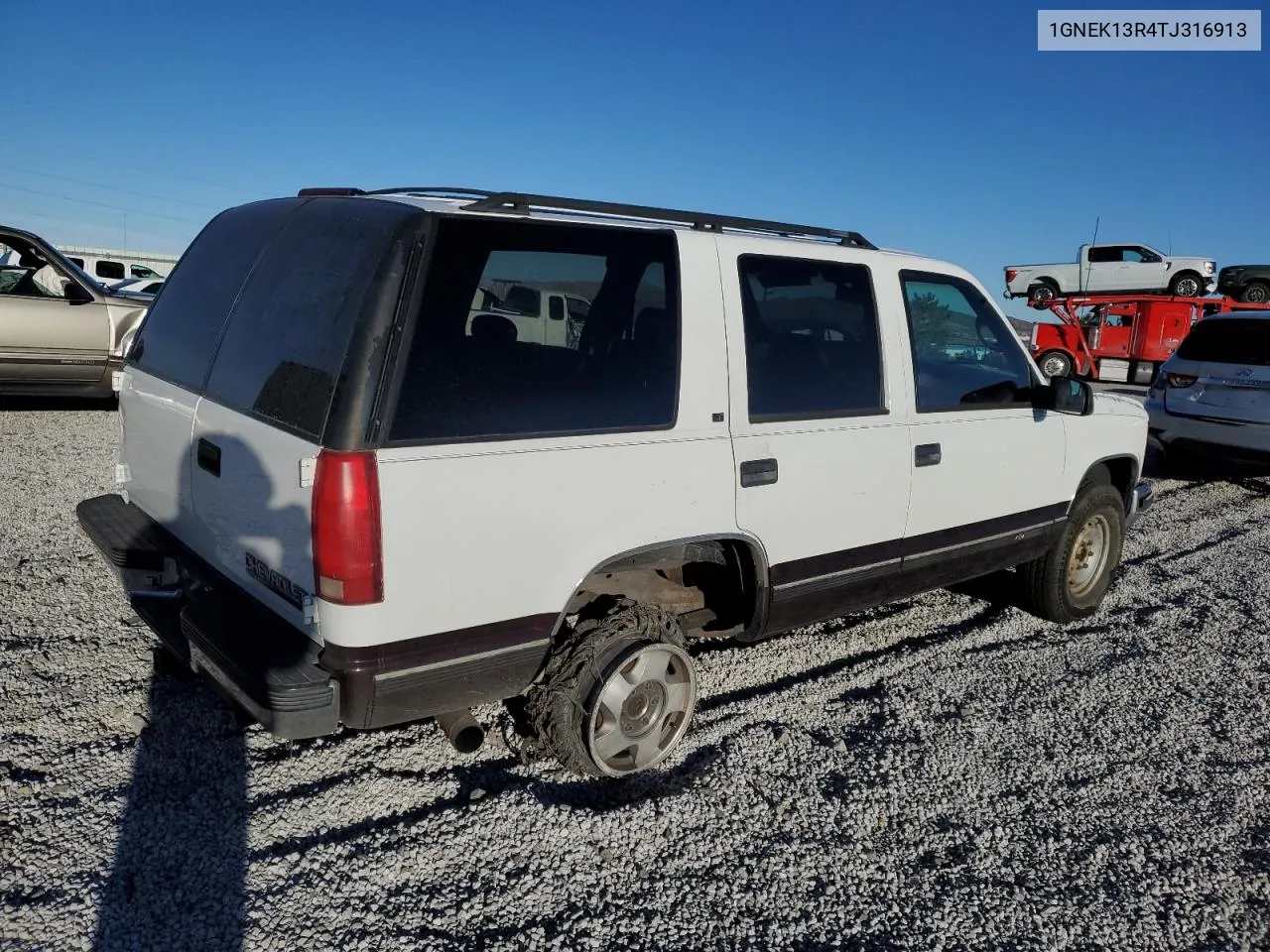 1996 Chevrolet Tahoe K1500 VIN: 1GNEK13R4TJ316913 Lot: 87767155