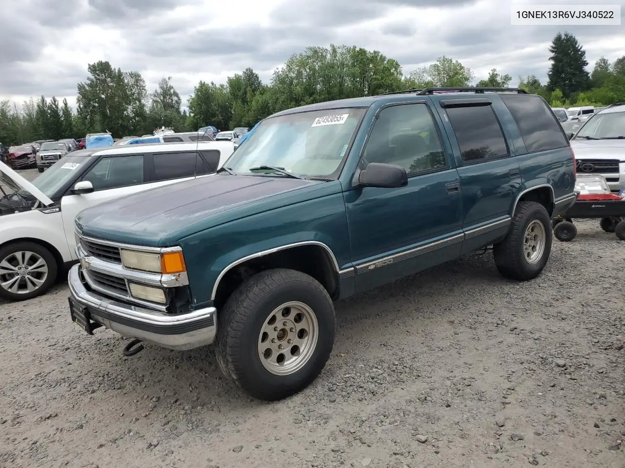 1997 Chevrolet Tahoe K1500 VIN: 1GNEK13R6VJ340522 Lot: 62493055