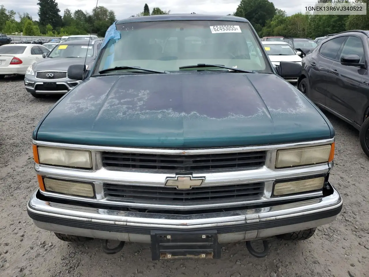 1997 Chevrolet Tahoe K1500 VIN: 1GNEK13R6VJ340522 Lot: 62493055