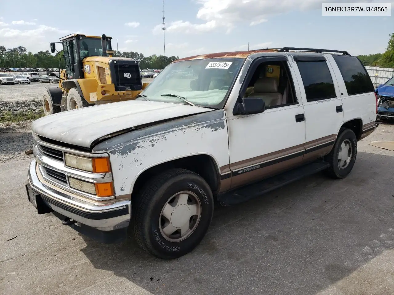 1998 Chevrolet Tahoe K1500 VIN: 1GNEK13R7WJ348565 Lot: 53375725