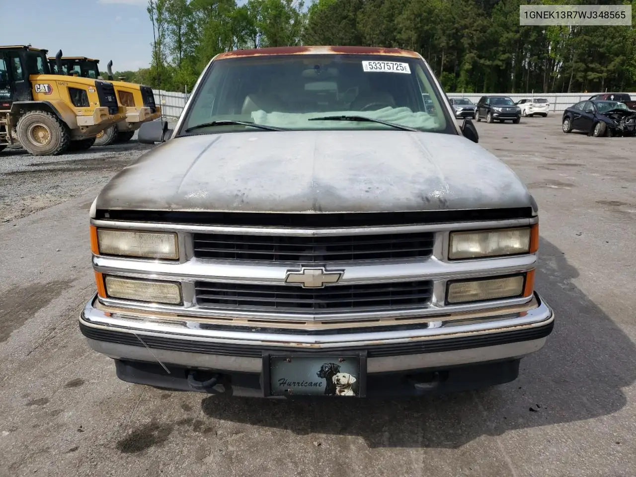 1998 Chevrolet Tahoe K1500 VIN: 1GNEK13R7WJ348565 Lot: 53375725