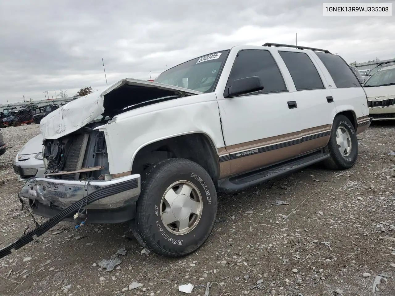 1998 Chevrolet Tahoe K1500 VIN: 1GNEK13R9WJ335008 Lot: 53403405