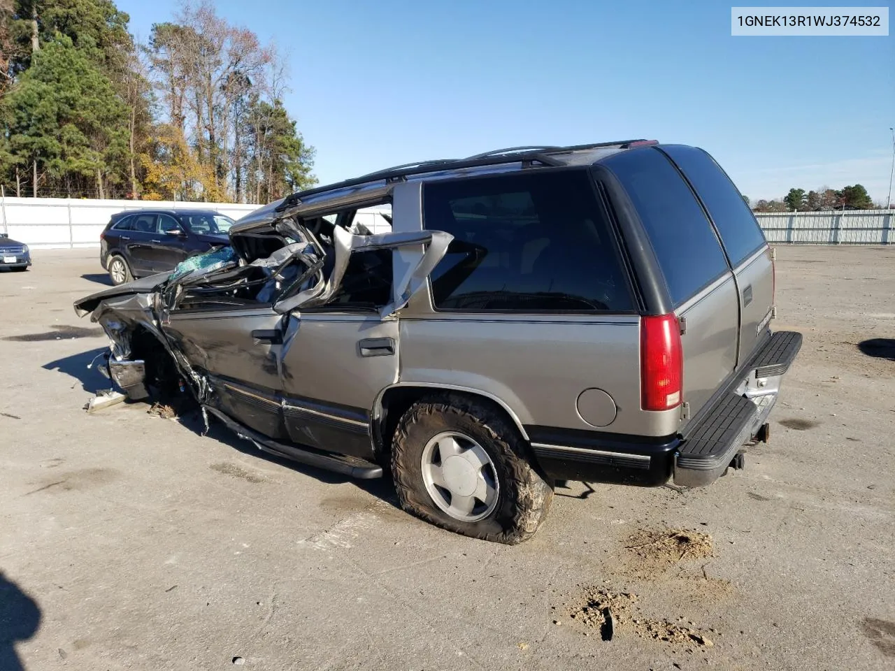 1998 Chevrolet Tahoe K1500 VIN: 1GNEK13R1WJ374532 Lot: 78623553